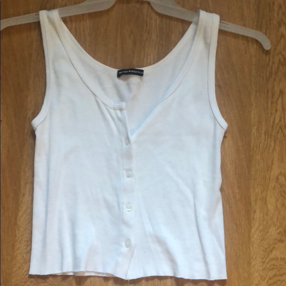 White tank top